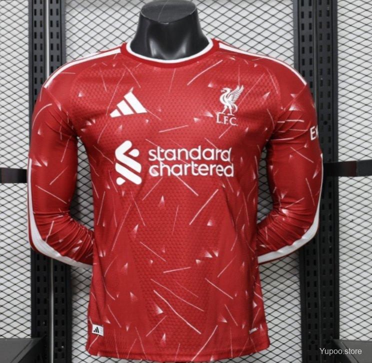 Liverpool 2026/27 LOCAL MANGA LARGA VERSION JUGADOR